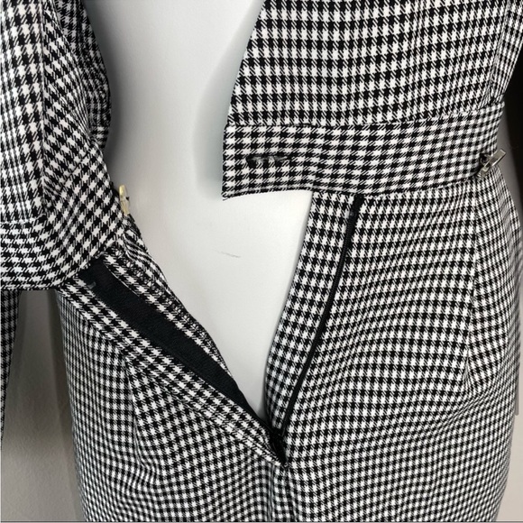 NWT MISS SELFRIDGE BLACK AND WHITE HOUNDSTOOTH JUMPSUIT 🖤🤍 - Picture 6 of 8